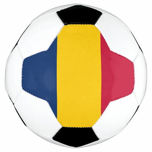 チャドの国旗 サッカーボール (正面)