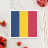 チャドの国旗 スタンダードランチョンナプキン (インサイチュ)