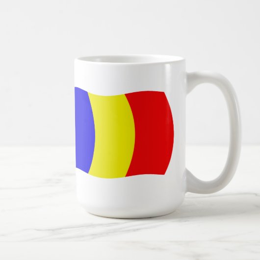 チャドの旗マグカップ コーヒーマグカップ (右)