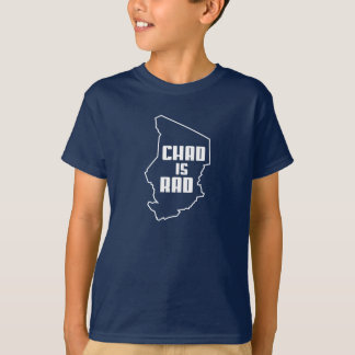 チャドは素晴らしいの輪郭です Tシャツ
