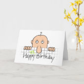 チャドはWotをしわのバースデー・カード言いません カード (黄色い花)