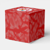 チャドレッドLOVE旗パーソナライズされた フェイバーボックス (裏面サイド)