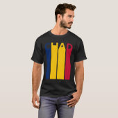 チャドヴィンテージチャド国旗 Tシャツ (正面フル)