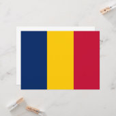 チャド国旗(アフリカ国) カード (正面/裏面インサイチュ)