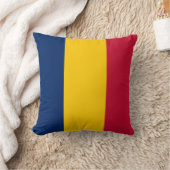 チャド国旗(アフリカ国) クッション (ブランケット)