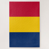 チャド国旗（アフリカ国） ジグソーパズル (縦)