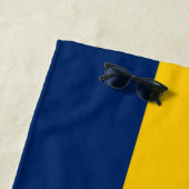 チャド国旗（アフリカ国） ビーチタオル (インサイチュ)