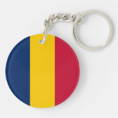 チャド国旗 キーホルダー (裏面)