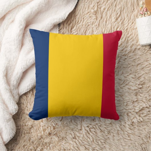 チャド国旗 クッション (ブランケット)