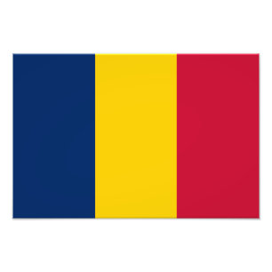 チャド国旗 フォトプリント           