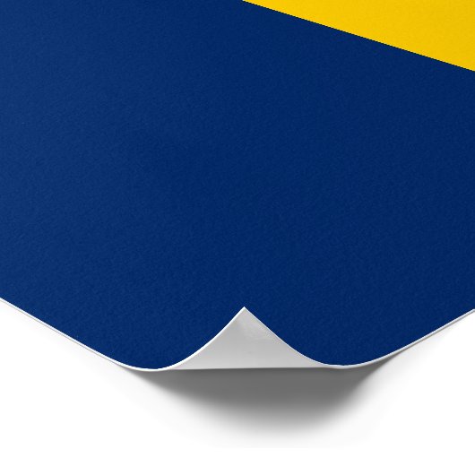 チャド国旗 ポスター (角)