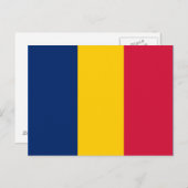 チャド国旗 ポストカード (正面/裏面)