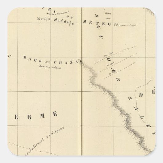 チャド湖地域23 スクエアシール (正面)