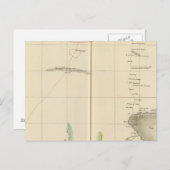 チャド湖地域，アフリカ ポストカード (正面/裏面)