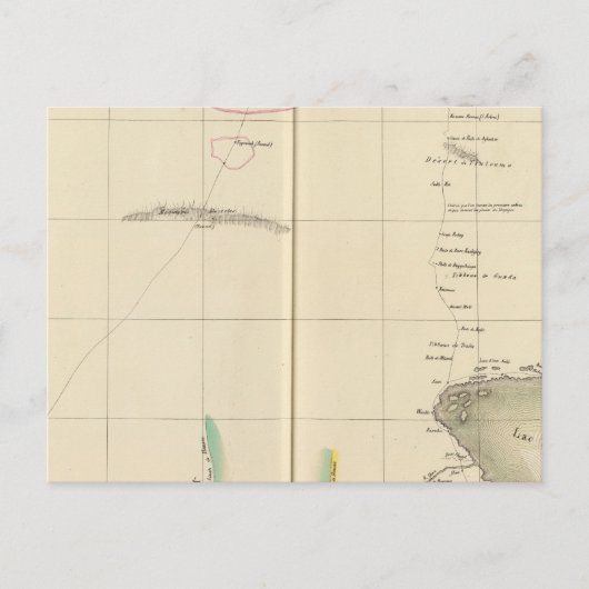 チャド湖地域，アフリカ ポストカード (正面)