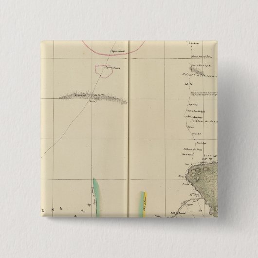 チャド湖地域(アフリカ) 缶バッジ (正面)