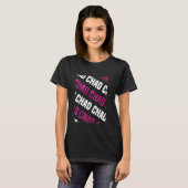 チャド迷彩パターンピンクカモフラージュ Tシャツ (正面フル)