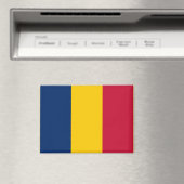 チャド長方形磁石国旗 マグネット (インサイチュ (食洗機))