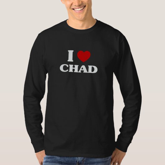 チャド チャドを愛する チャドの思い出 Tシャツ (正面)