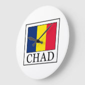 チャド ラージ壁時計 (傾斜)