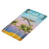 チャド・ヴィンテージ旅行のポスター マグネット (左側)