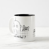 チャドWot金属のマグ無し ツートーンマグカップ (正面左)