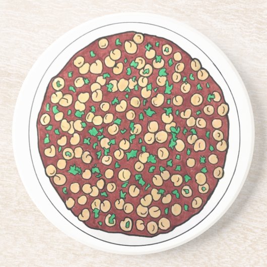 チャナマサラチョレインディアンフードチッピー皿 コースター (正面)