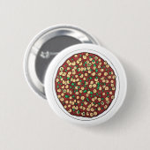 チャナマサラチョレインディアンフードチッピー皿 缶バッジ (正面&裏面)