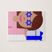 チャヌッカヘアフリップ絵文字 ジグソーパズル (横)