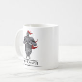 チャネルのロゴのコーヒー・マグ コーヒーマグカップ (正面左)