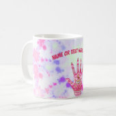 チャネルの陽性 コーヒーマグカップ (正面左)