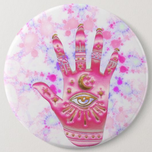 チャネルの陽性 缶バッジ (正面)