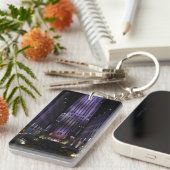 チャネルガーデンズロックフェラーセンターNYC写真 キーホルダー (正面右)