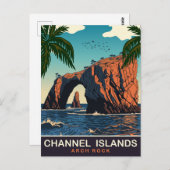 チャネル諸島国立公園カリフォルニア旅行 ポストカード (正面/裏面)