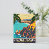 チャネル諸島国立公園カリフォルニア旅行 ポストカード (スタンド正面)