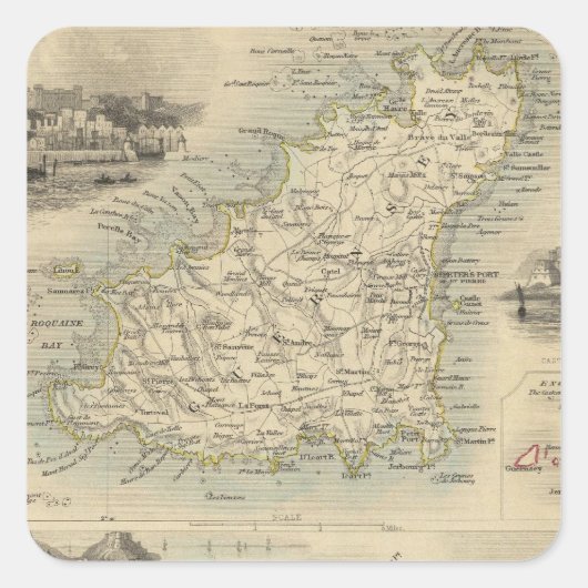 チャネル諸島 スクエアシール (正面)