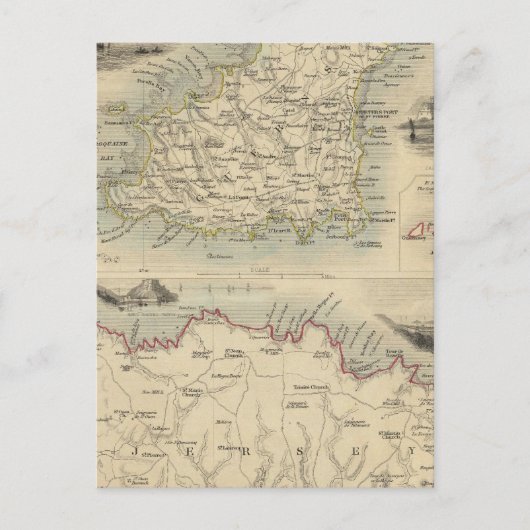 チャネル諸島 ポストカード (正面)