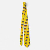 チャバド・ルバヴィッチ国旗のマシアチ ネクタイ (裏面)