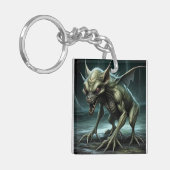 チャパカブラ – クリプティドモンスターまたは動物 キーホルダー (正面左)