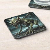 チャパカブラ – クリプティドモンスターまたは動物 コースター (左側)