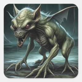 チャパカブラ – クリプティドモンスターまたは動物 スクエアシール