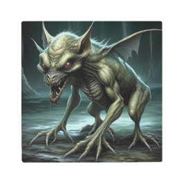 チャパカブラ – クリプティドモンスターまたは動物 メタルプリント