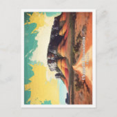 チャパダディアマンティポップ・アートのナアートトラベルイラストレーション ポストカード (正面)