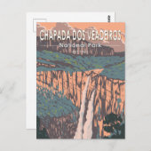 チャパダドスヴェアデイロスナショナルパークブラジル旅行 ポストカード (正面/裏面)
