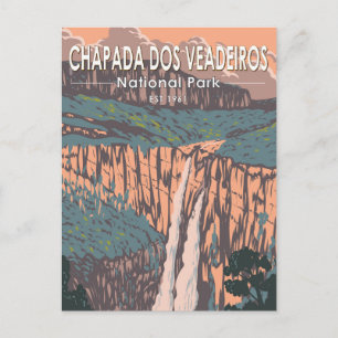 チャパダドスヴェアデイロスナショナルパークブラジル旅行 ポストカード