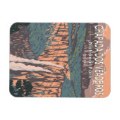 チャパダドスヴェアデイロスナショナルパークブラジル旅行 マグネット (横)