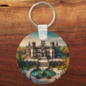 チャパルテペックキャッスルメキシコヴィンテージトラベル キーホルダー (正面)