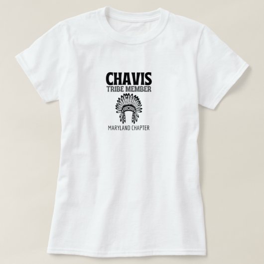 チャビス族長 Tシャツ (デザイン正面)