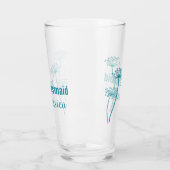 チャビルモダンフラワーグラフィック結婚式の引き出物 タンブラーグラス (左)