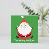 チャビーサンタクリスマスカードクリスマスカード シーズンカード (スタンド正面)